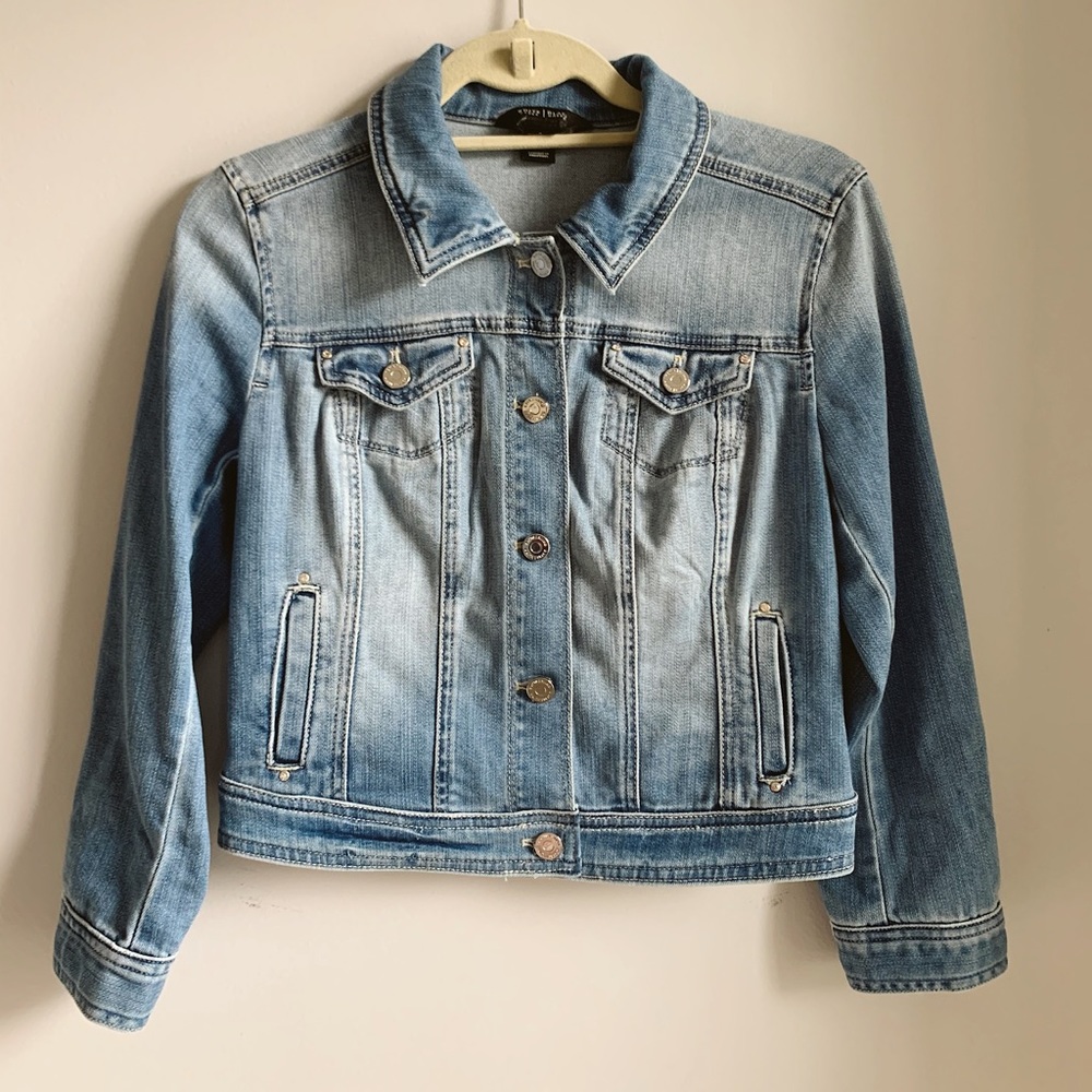 White House Black Market Denim Jacket